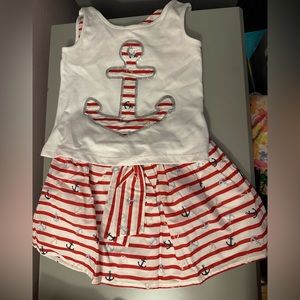 Tank top with skirt size 4 toddler